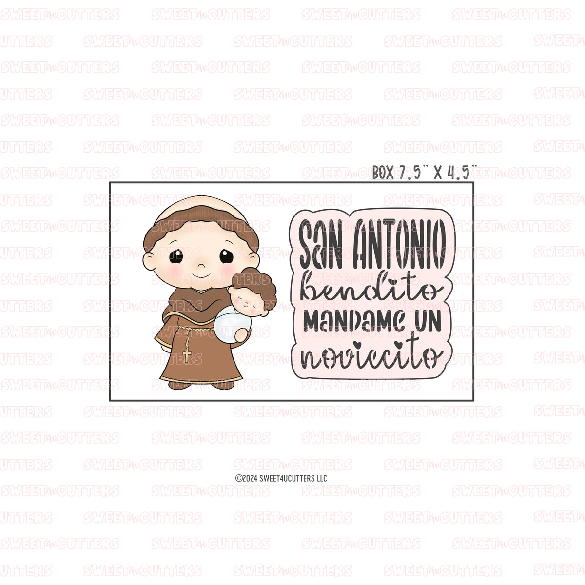 San Antonio Set Cookie Cutter 24 Sweet4ucutters