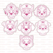 Copy Of Puppy Team Set Cutter Stencil