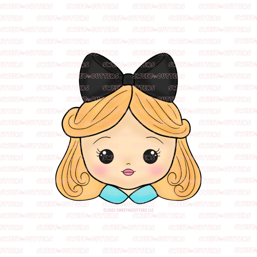 Alice Face Razor Alice face cookie cutter – Sweet4ucutters