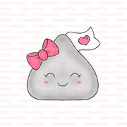 Chocolate With Bow Cookie Cutter