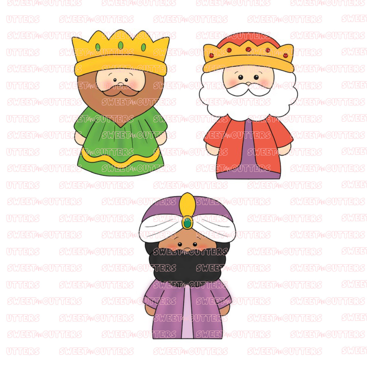 The Three Wise Men Cookie Cutters – Sweet4ucutters