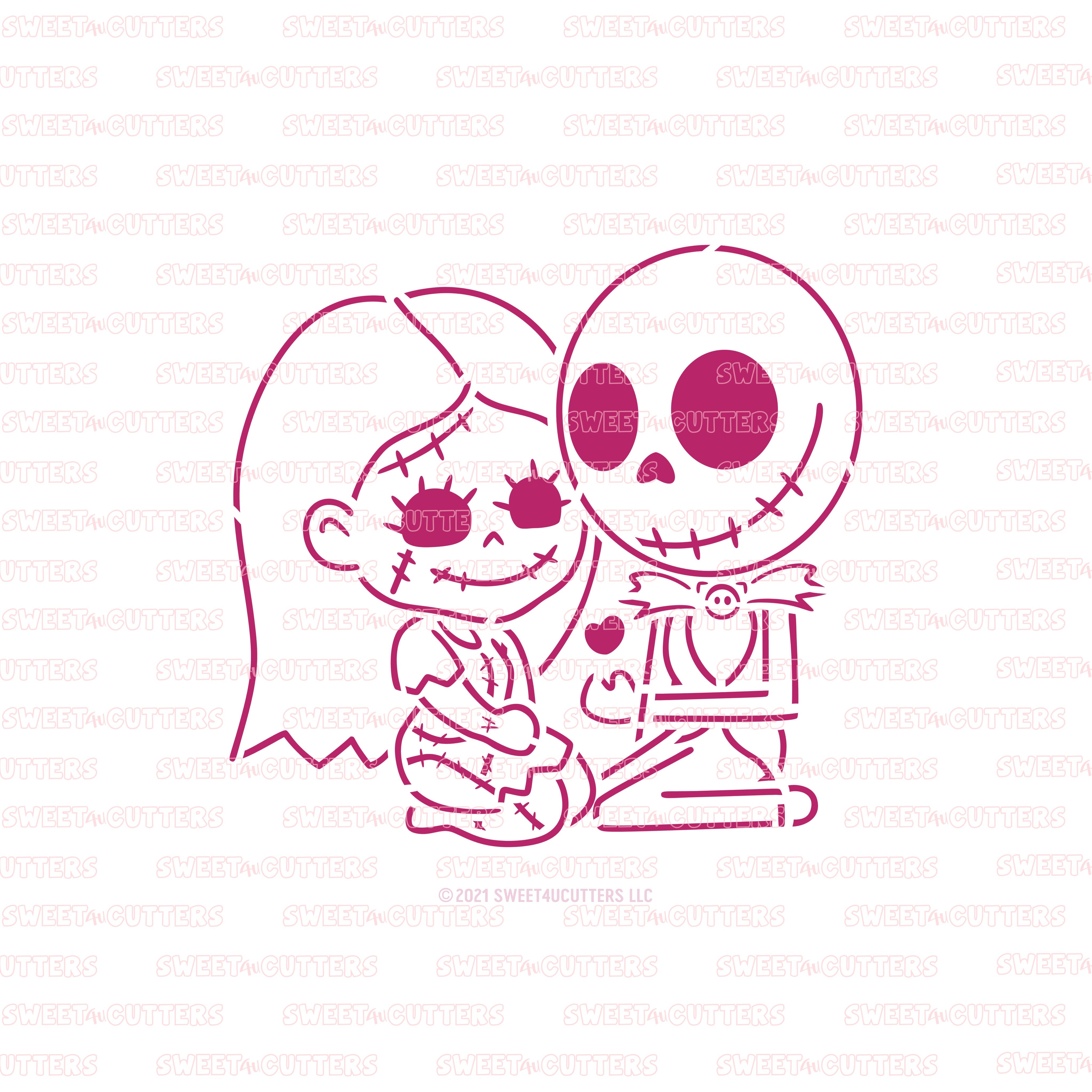 Sally and jack PYO cookie stencil – Sweet4ucutters