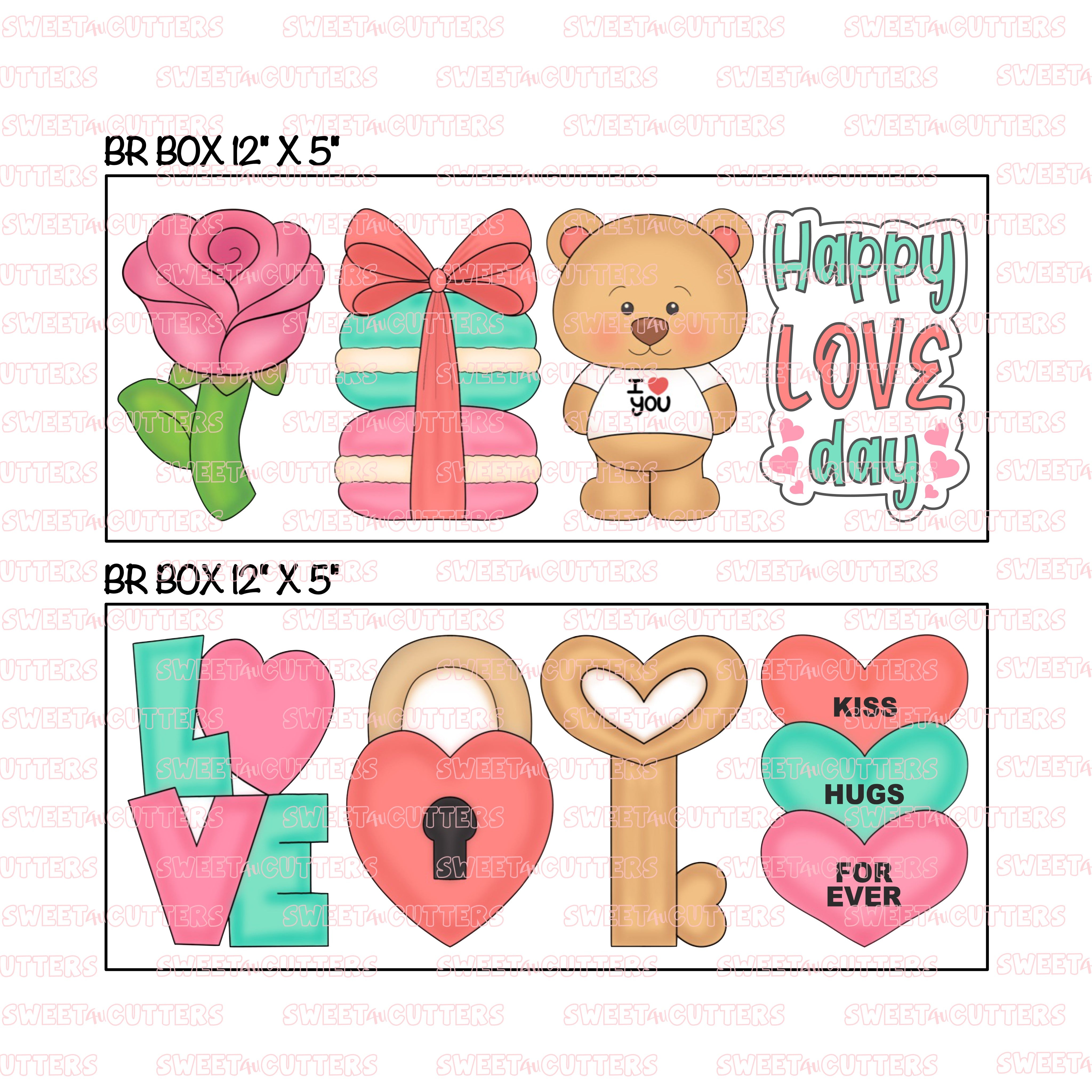 XWQ 1 Set Couples Pattern Cookie Cutters DIY PP Valentines Day